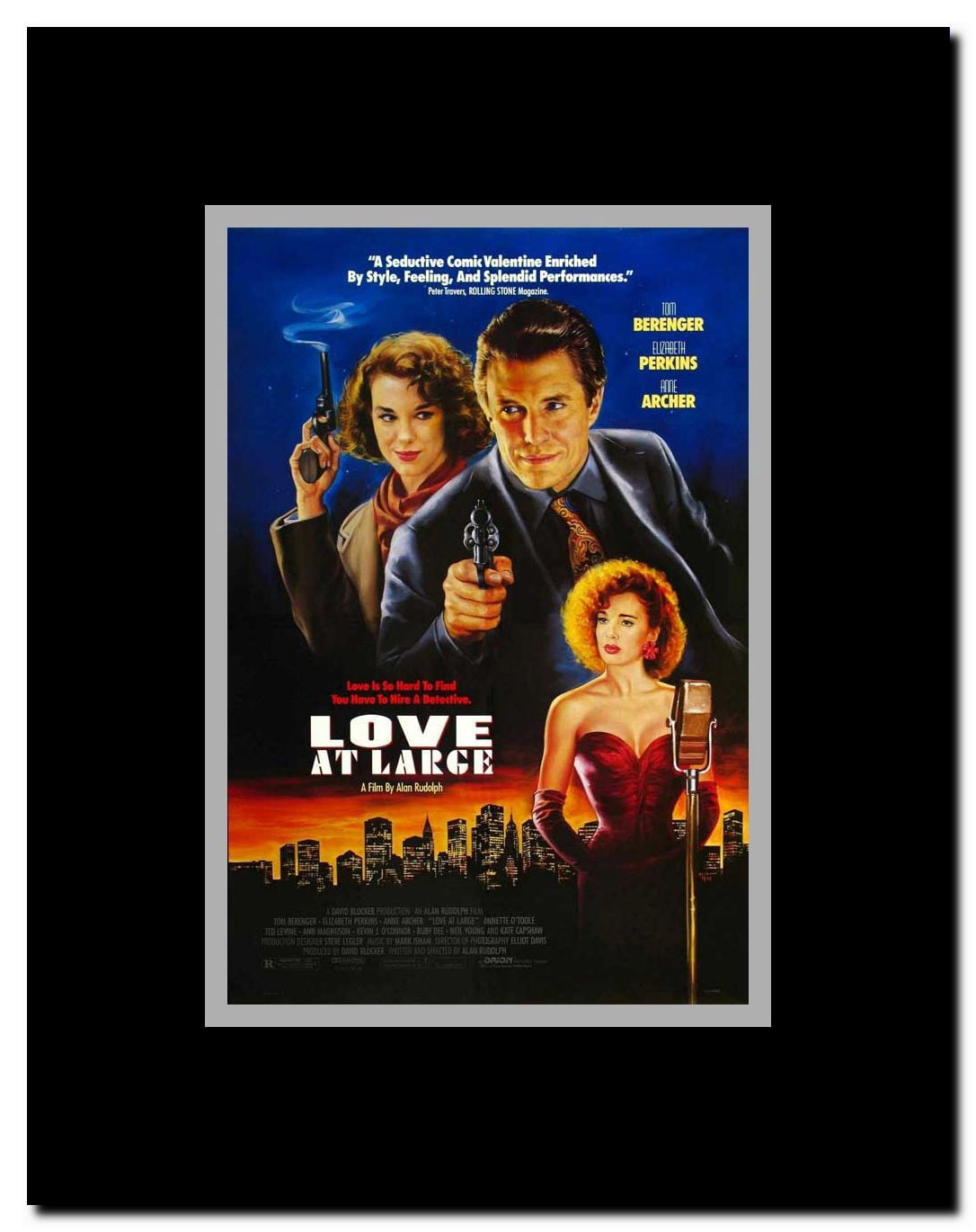 Love at Large Framed Movie Poster