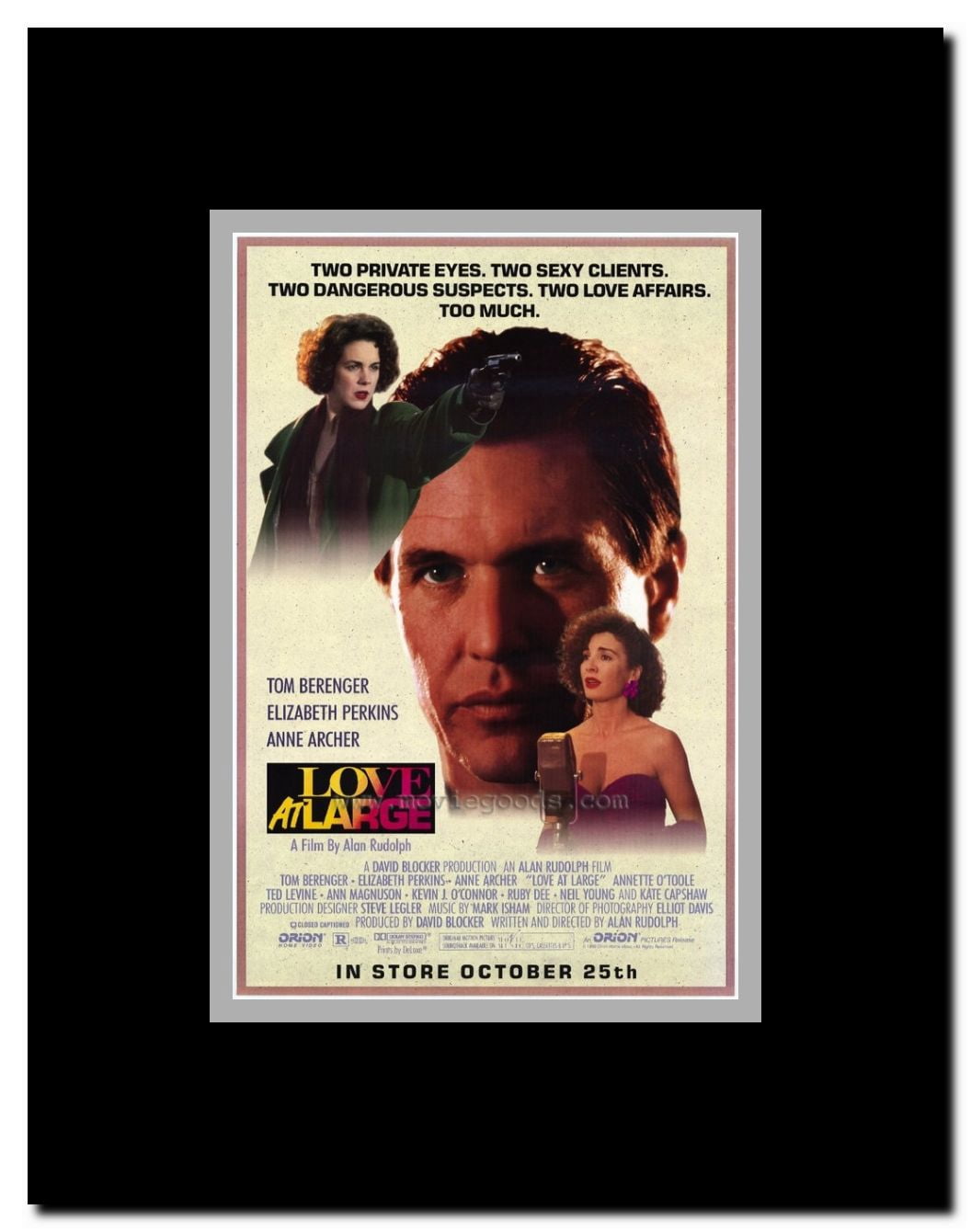 Love at Large Framed Movie Poster