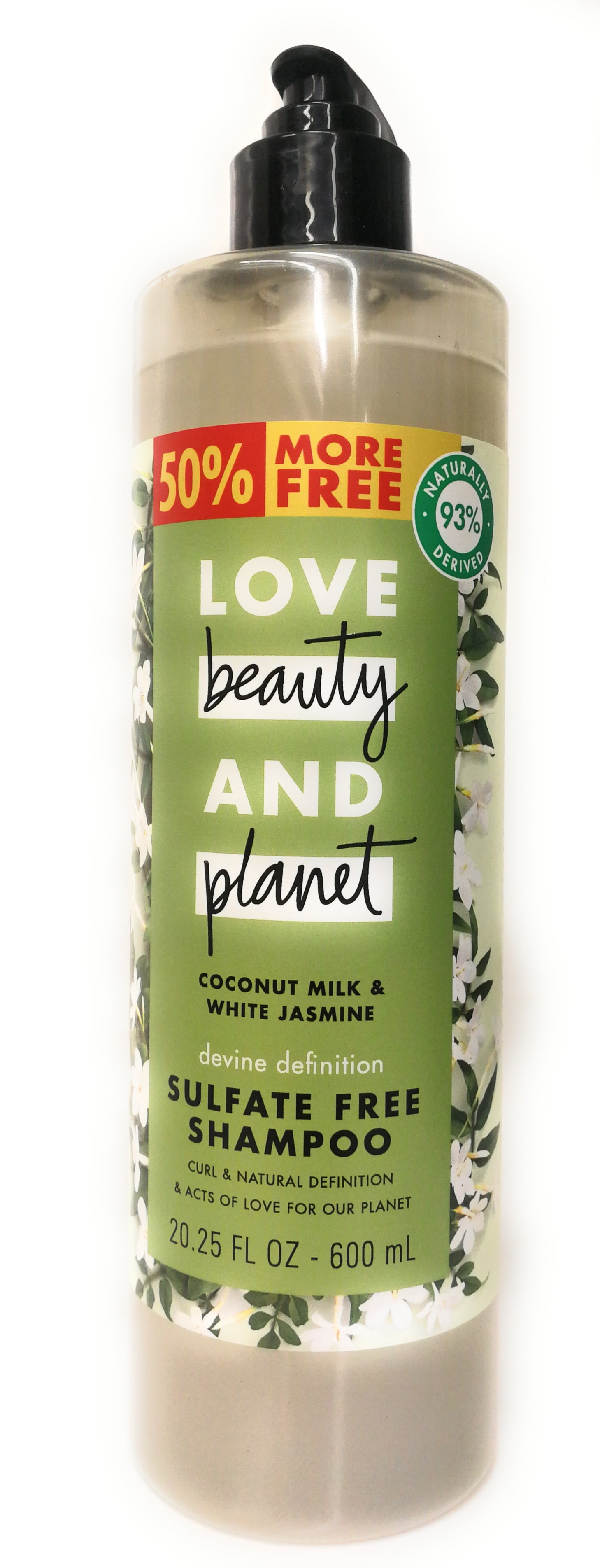 Love, Beauty & Planet Lbp Shampoo Sf Coconut Milk & White Jasmine 20.25 FL oz/598ml