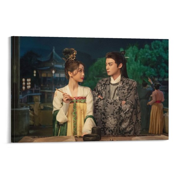 Love between Fairy And Devil Teleplay Poster Famous Gifts Canvas Painting Poster Wall Art Decorative Picture Prints Modern Decor 08x12inch(20x30cm)