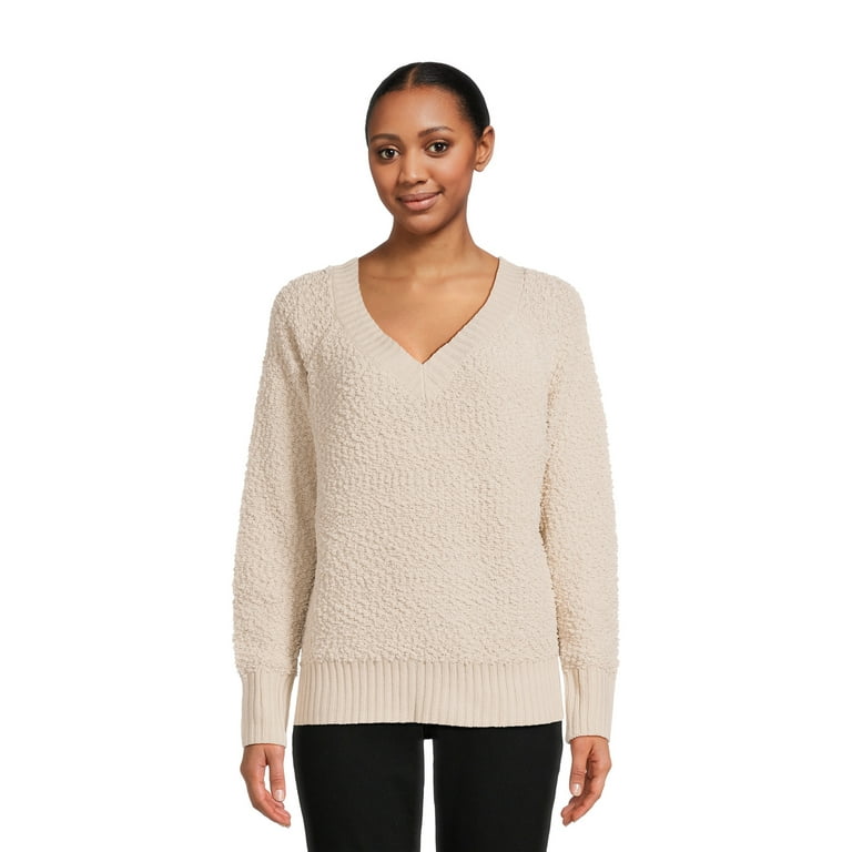 Popcorn knit pullover store