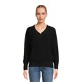 thumbnail image 1 of Love by Design Women's Juniors Snow Patrol Knit Sweater with Long Sleeves, Sizes S-XL, 1 of 6