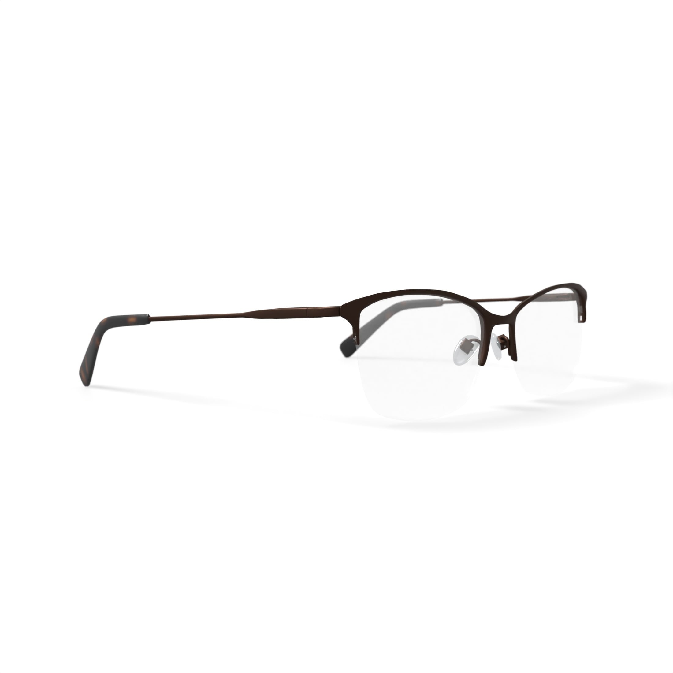 Love by Ellen DeGeneres Womens Prescripton Eyeglasses, Freret, Brown, 53-16-140, with Case