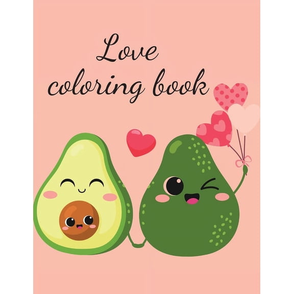 Love coloring book, (Paperback)
