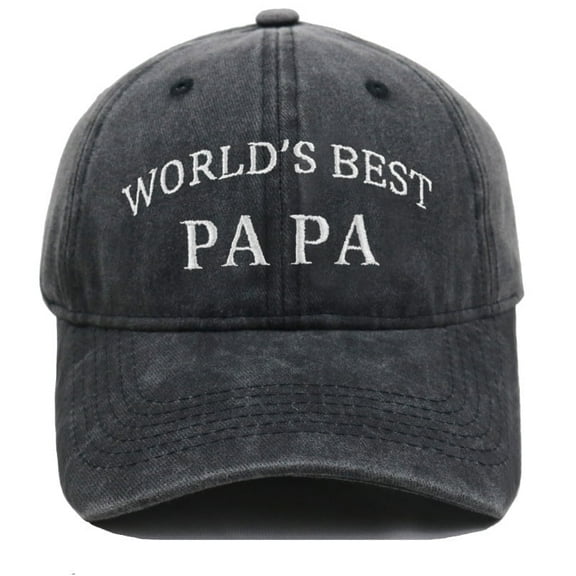 Love for Dad  Father's Day Gift - The World's Best Grandpa Dad Hat Men's Fun Adjustable Cotton Printed Father Baseball Hat