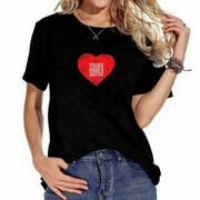 Love for Earth T-Shirt | Heart Beehive Graphic Women's Tee