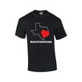thumbnail image 1 of Love for Houston #Houstonstrong Adult Unisex Short Sleeve T-Shirt-Blac Black, 1 of 4