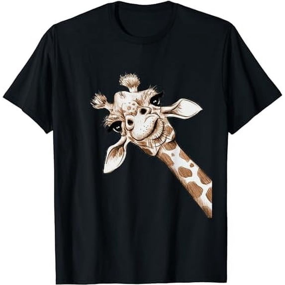 Love giraffe Women wildlife giraffe Lovers tee for kids girl T-Shirt