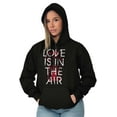 thumbnail image 1 of Love in Air Funny Singles Valentines Hoodie Sweatshirt Women Brisco Brands S, 1 of 6