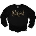 thumbnail image 1 of Love in Faith | Blessed Leopard Long Sleeve | Christian T-Shirts for Women | Black | 3XL, 1 of 8
