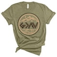 thumbnail image 1 of Love in Faith | God is Greater Short Sleeve | Heather Olive | Christian T-Shirts for Women | Faith Based Apparel |Christian Gifts, 1 of 5