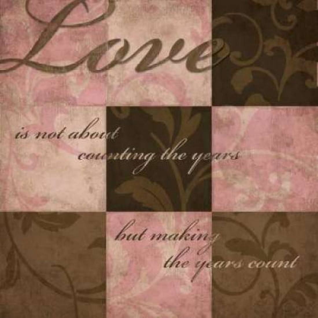 Love in Pink Canvas Art - N Harbick (24 x 24)