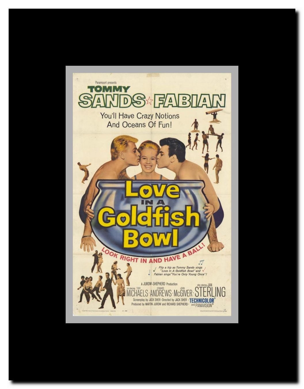 Love in a Goldfish Bowl Framed Movie Poster