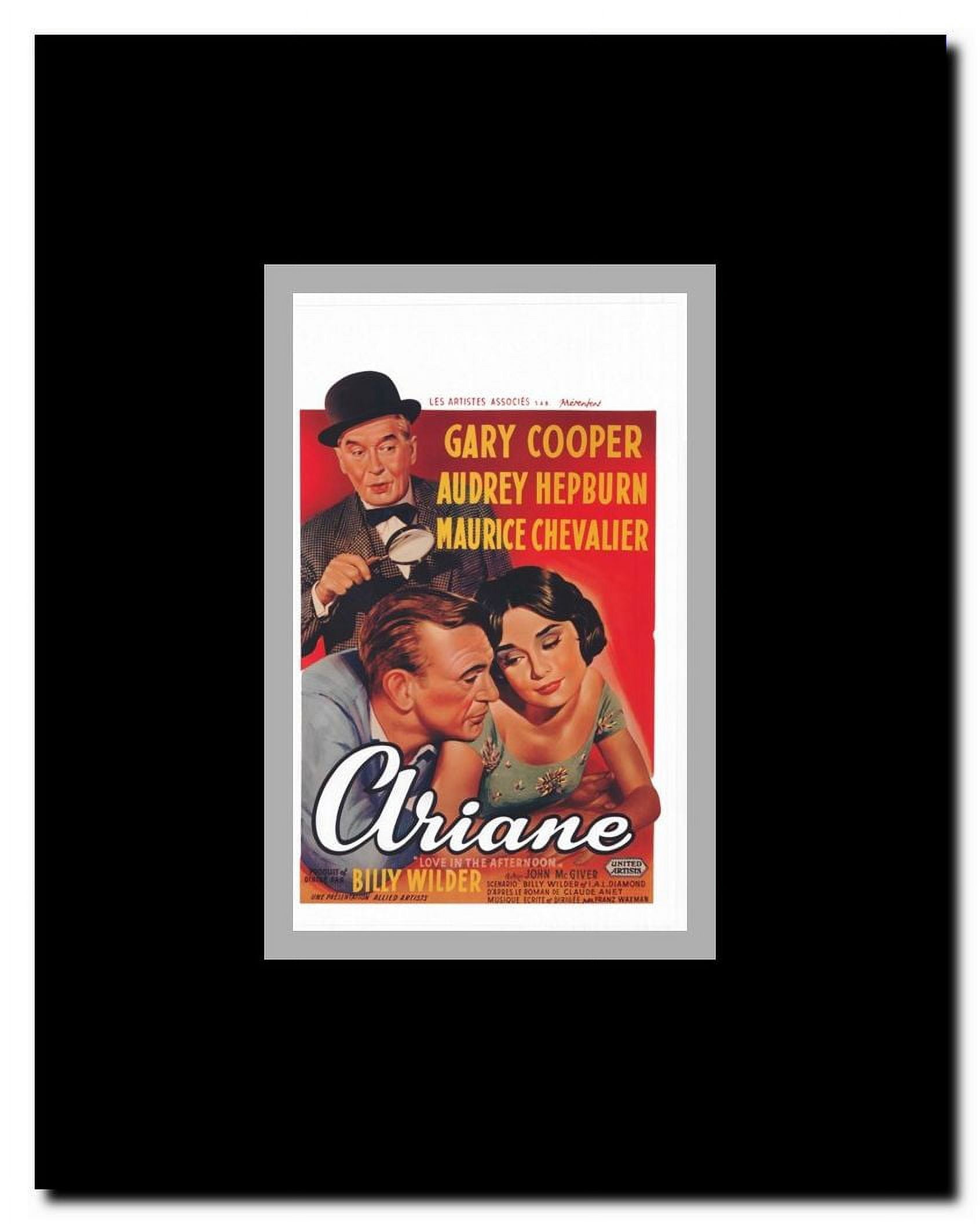 Love in the Afternoon Framed Movie Poster