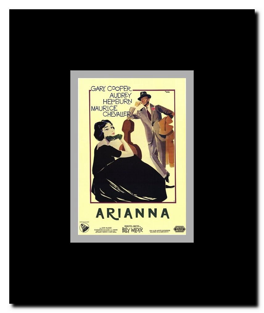 Love in the Afternoon Framed Movie Poster