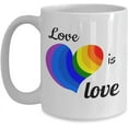 thumbnail image 1 of Love is Love Coffee Mug, Gay Pride Love, LGBTQ Mug, LGBTQ Gifts, Pride Gifts, LGBTQ Christmas Gifts, Lesbian Pride, Tea Cup,, 1 of 2