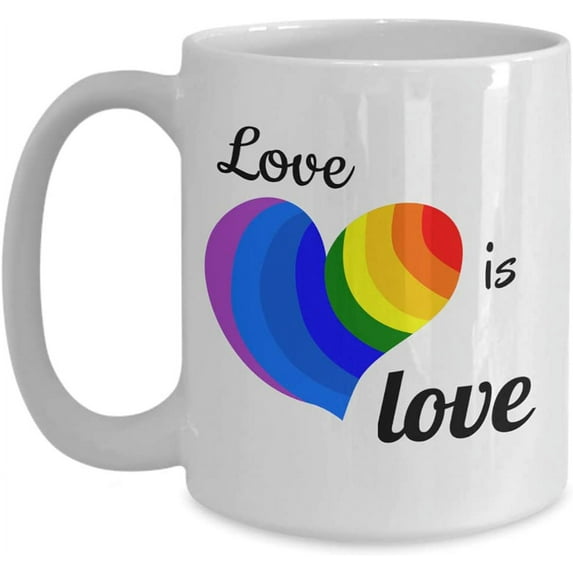 Love is Love Coffee Mug, Gay Pride Love, LGBTQ Mug, LGBTQ Gifts, Pride Gifts, LGBTQ Christmas Gifts, Lesbian Pride, Tea Cup,