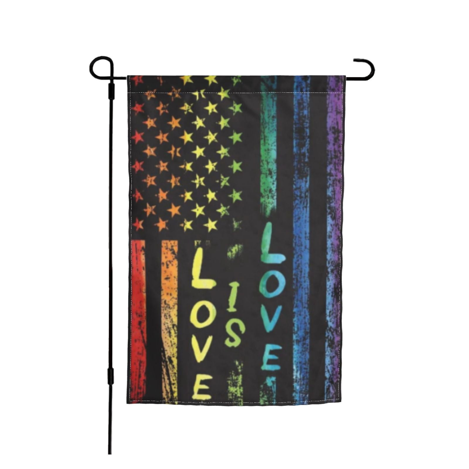 Love is Love Rainbow Flags Gay Pride American Flag Outdoor LGBT Pride ...
