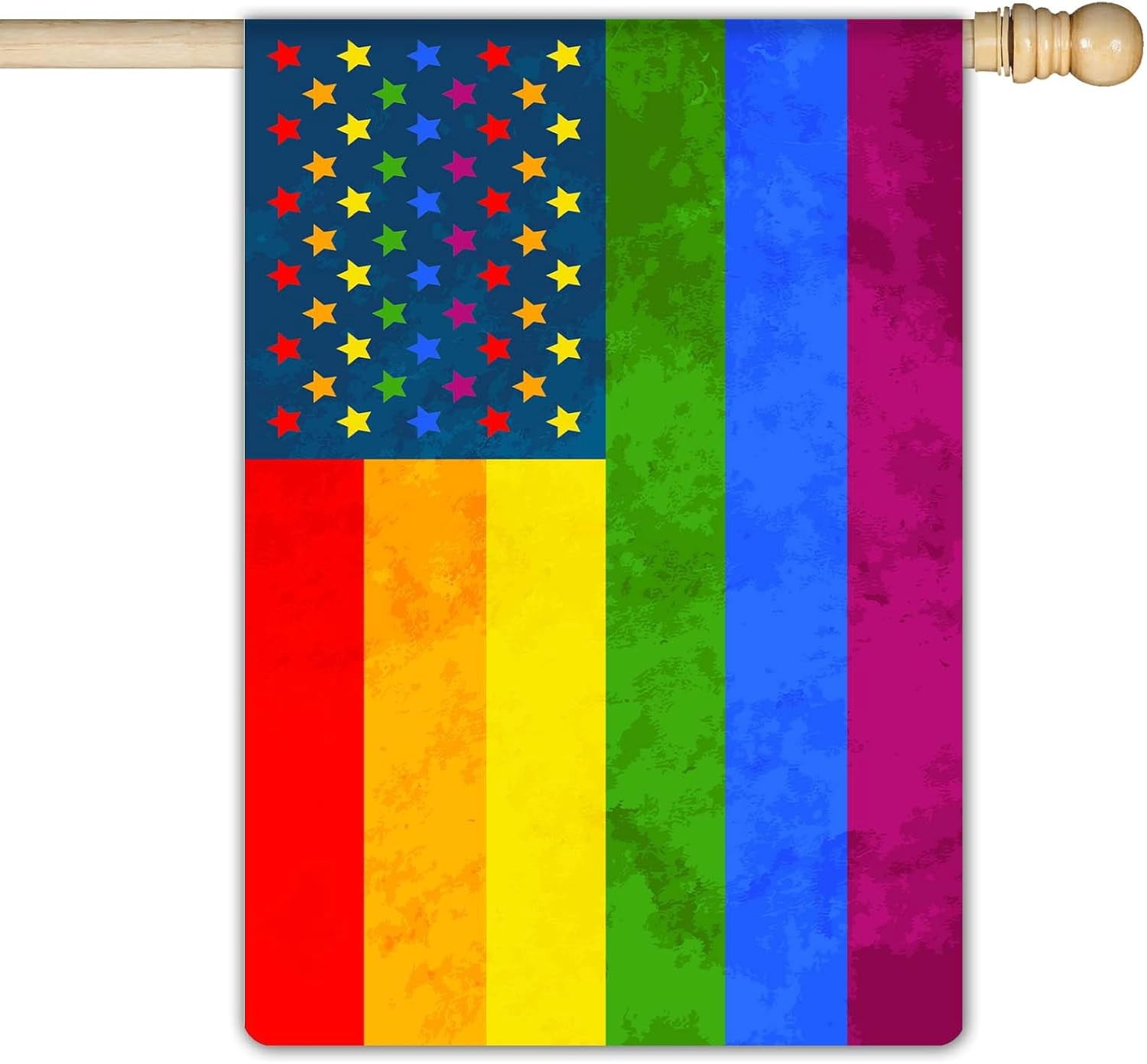 Love is Love Rainbow Pride Large Garden Flag Double Sided Gay Pride ...