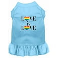 thumbnail image 1 of Pet, Dog  Cat Dress Screen Printed, "Love Is Love", 1 of 10