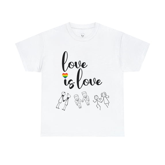 Love is Love Unisex Heavy Cotton Tee