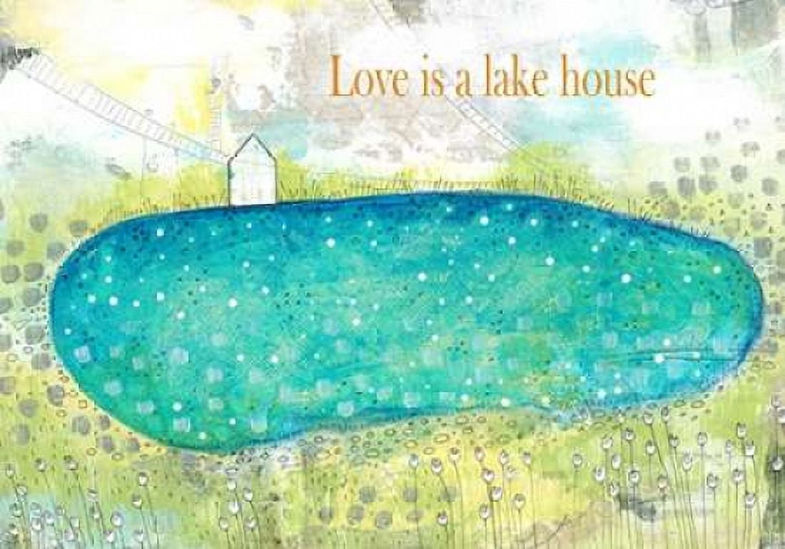 Love is a Lakehouse Canvas Art - Sarah Ogren (20 x 28)