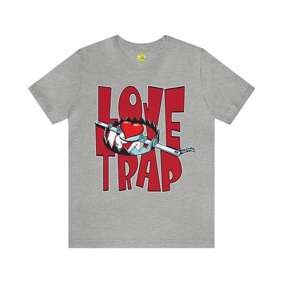Love is a Trap Graphic Tee - Anti Valentine Alternative Love Paradox Shirt