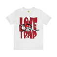 thumbnail image 1 of Love is a Trap Graphic Tee - Anti Valentine Alternative Love Paradox Shirt, 1 of 4