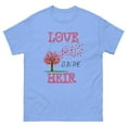 thumbnail image 1 of Love is in the Heir Unisex classic tee (Carolina Blue, S), 1 of 2