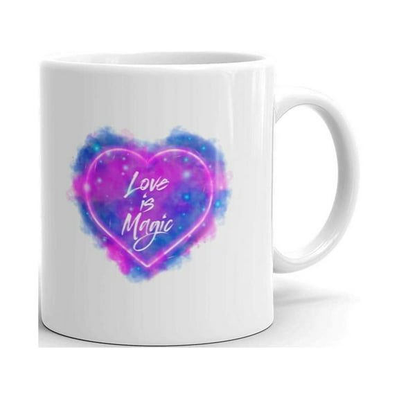 Love is magic Cute Coffee Tea Ceramic Mug Office Work Cup Gift 11oz
