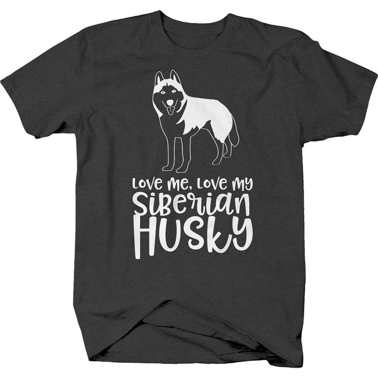 Husky Dog Papa Siberian Husky Dad T Shirt S-5XL