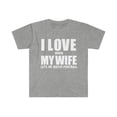 thumbnail image 1 of Love my wife when she lets me watch football whipped Unisex T-shirt S-3XL, 1 of 2