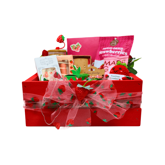 Love of All Things Strawberry Gift Basket