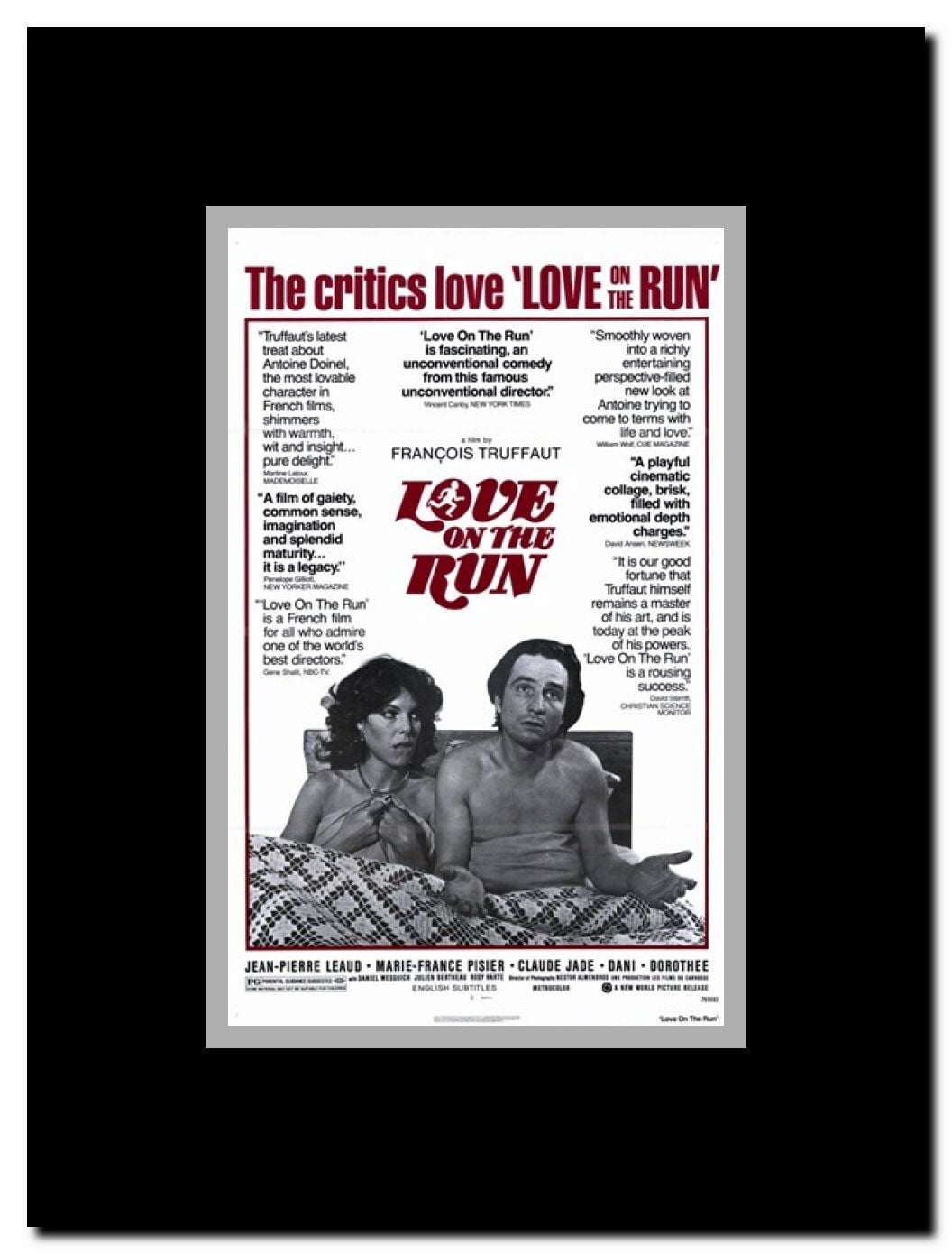 Love on the Run Framed Movie Poster