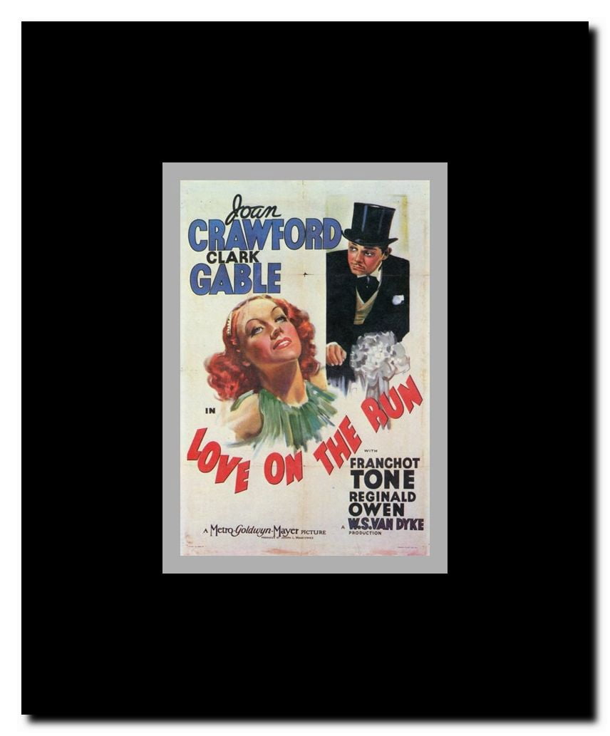 Love on the Run Framed Movie Poster