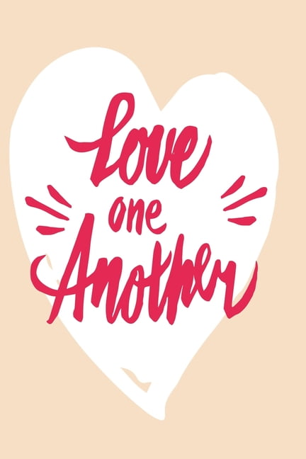 Love one another: Graph Paper Notebook with 120 pages 6x9 perfect as math book, sketchbook, workbook with heart and love 120 Pages (Paperback)