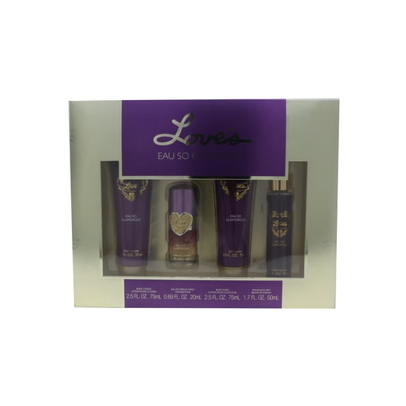 Love's Eau So Glamorous 4pcs Gift Set For Women
75ml Body Lotion + 75ml Body Wash + 20ml Eau De Parfum Spray + Fragrance Mist