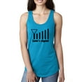 thumbnail image 1 of Love's Signal Love Language Couple Valentine's Day Ladies Racerback Tank Top, Turquoise, X-Large, 1 of 3