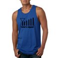 thumbnail image 1 of Love's Signal Love Language Couple Valentine's Day Mens Graphic Tank Top, Royal, Small, 1 of 3