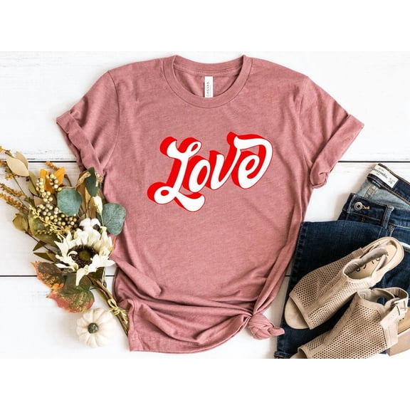 Love shirt, Retro Love shirt, valentine shirt, valentines day shirt, Valentine Tshirt, couples T-shirts, xoxo, gnome with hearts, Retro All Size S-5Xl