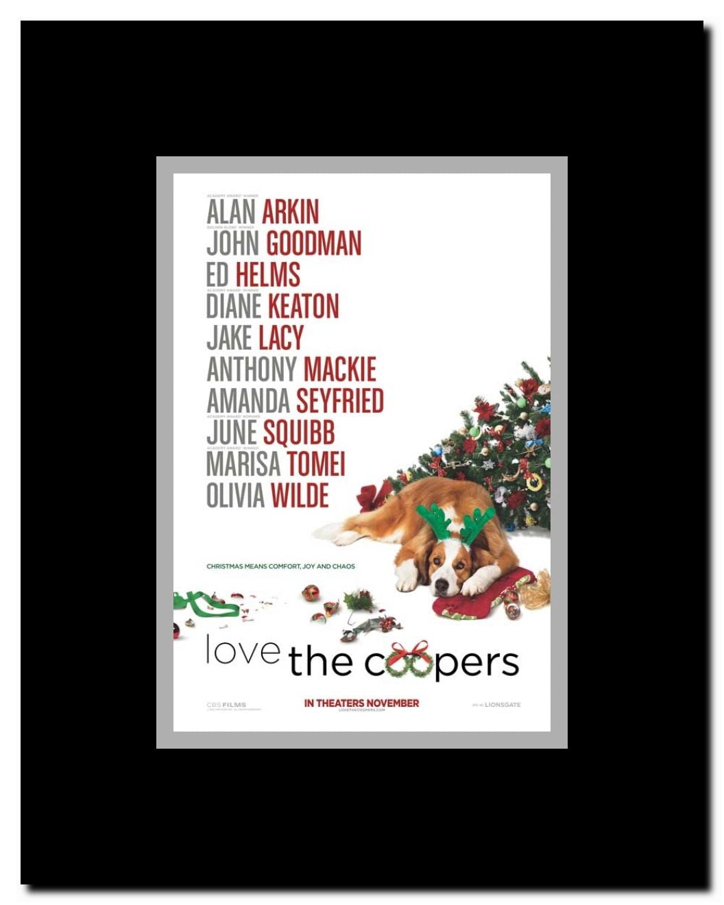 Love the Coopers Framed Movie Poster