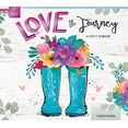 thumbnail image 1 of Love the Journey 2027 14 X 24 Inch (Hanging) Monthly Deluxe Wall Calendar Featuring the Artwork of Jo Moulton Linen Enve, (Paperback), 1 of 10