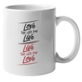 thumbnail image 1 of Love the Life You Live Motivational Coffee & Tea Mug, Decor or Stuff (11oz), 1 of 1