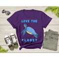 thumbnail image 1 of Love the Planet Earth Sea Turtle Swimming for Men Women Kids T-Shirt Ocean Animal Turtle Lover Gift T Shirt for Boys Girls Teens Tshirt, 1 of 8