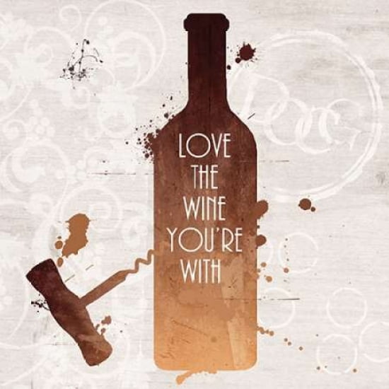 Love the Wine Canvas Art - Anna Quach (24 x 24)