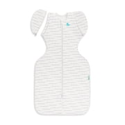 Love to Dream Swaddle UP Transition Baby Sleep Bag 1.0 TOG, Zip-Off Wings, Medium 13-19 lbs, White Dreamer