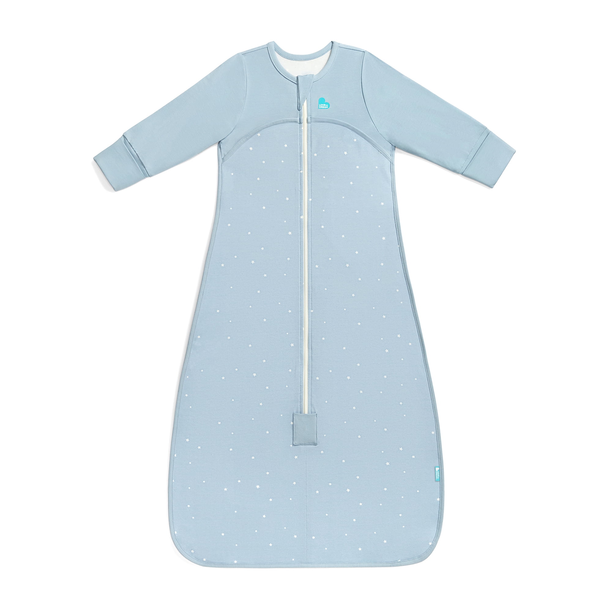 Love to Dream Long Sleeve Sleep Bag Wearable Blanket 1.0 TOG, 18-36M Twinkle Blue
