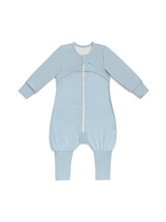 Long Sleeve Sleep Suit for Walking Wearable Blanket 1.0 TOG, 24-36M, Blue