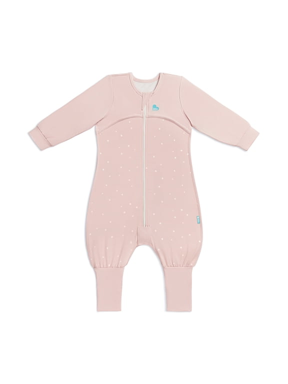 Long Sleeve Sleep Suit for Walking Wearable Blanket 1.0 TOG, 24-36M, Pink