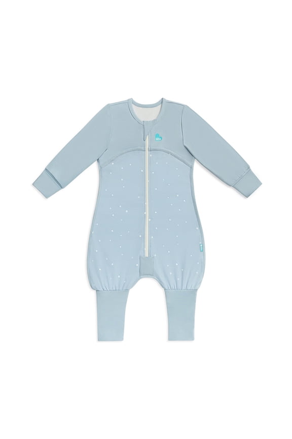 Long Sleeve Sleep Suit for Walking Wearable Blanket 1.0 TOG, 6-12M, Blue